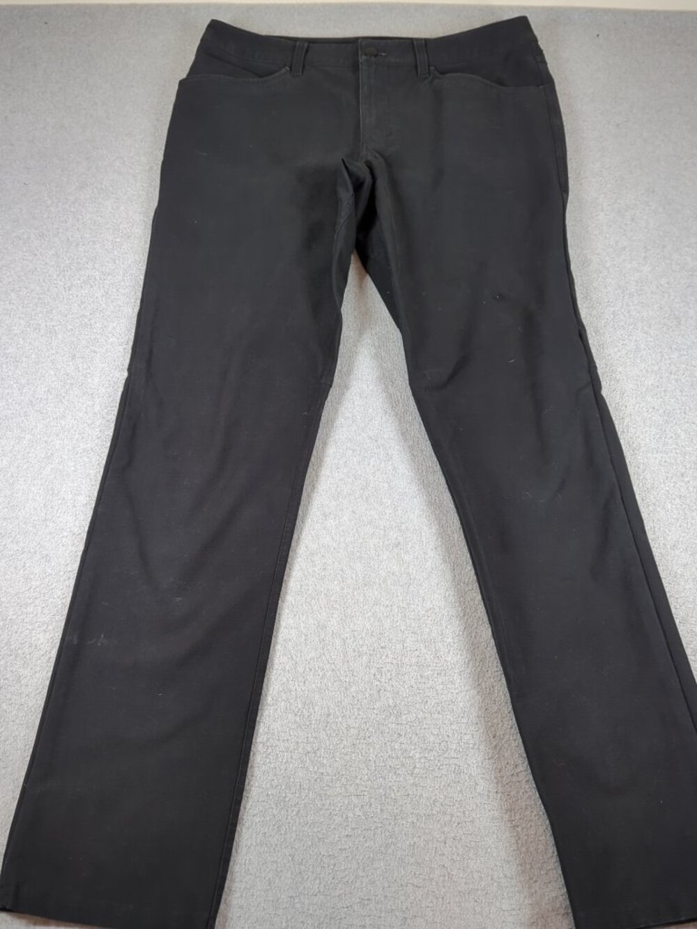 Lululemon Pants Men's 34 (Fit 34x34) Black 5 Pocket Stretch Chino Technical